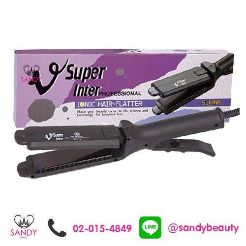 Super V Inter เครื่องหนีบผม ซุปเปอร์ วี อินเตอร์ รุ่น SU288 (มีฟัน)